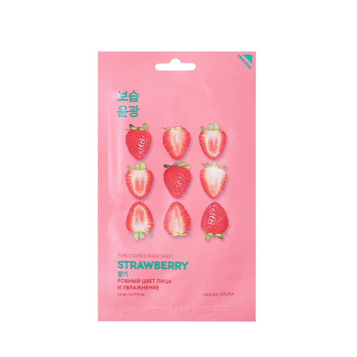 

Освежающая тканевая маска Pure Essence Mask Sheet Strawberry, клубника, 23 мл