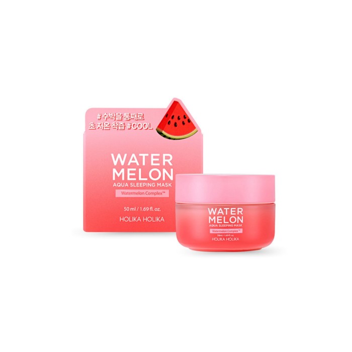 

Увлажняющая ночная маска с экстрактом арбуза Water Melon Aqua Sleeping Mask, 50 мл