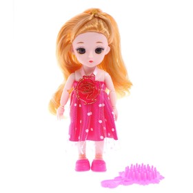 Кукла модная шарнирная «Лиза» в платье, МИКС Ош
