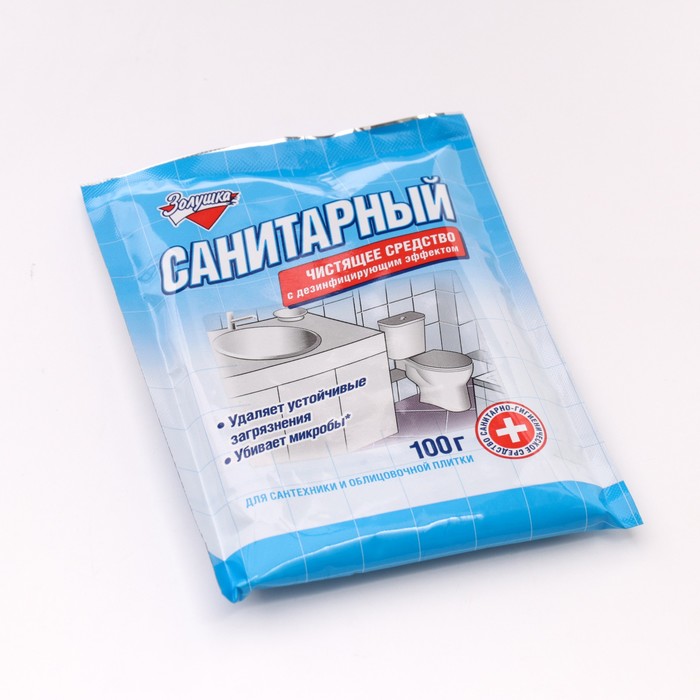 

Чистящее средство Золушка для сантехники с дезинфицирующим эффектом, 100 г