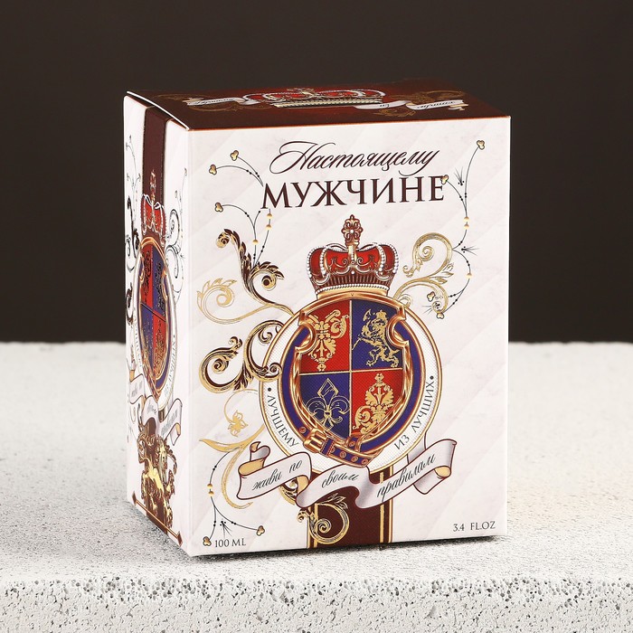 

Туалетная вода «Настоящему мужчине», корона, 100% man 100 мл