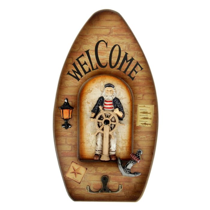 Крючки декоративные "Капитан дальнего плавания"