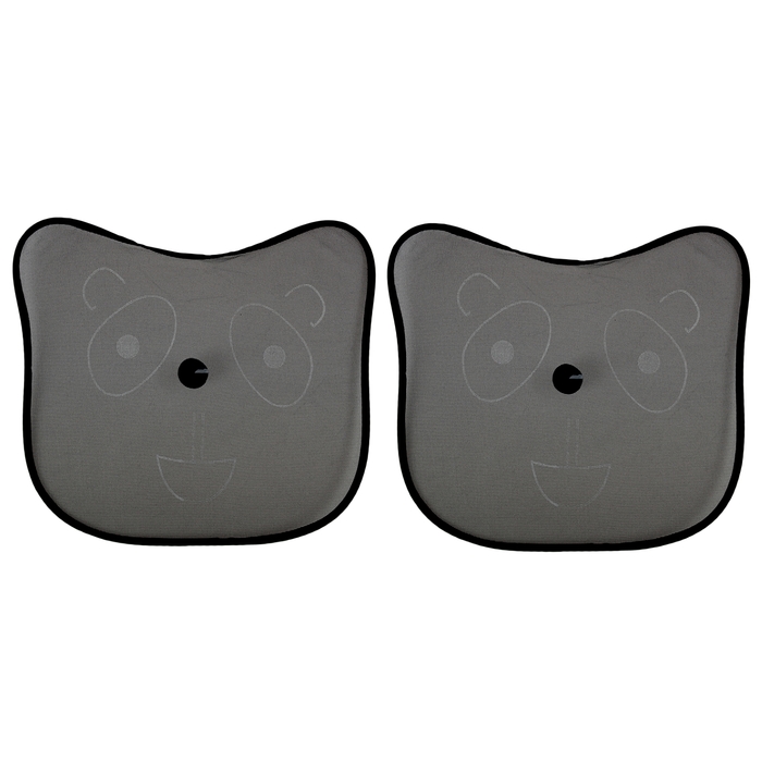 Набор шторок боковых 44х38 см "Панда" на присосках, 2 шт.