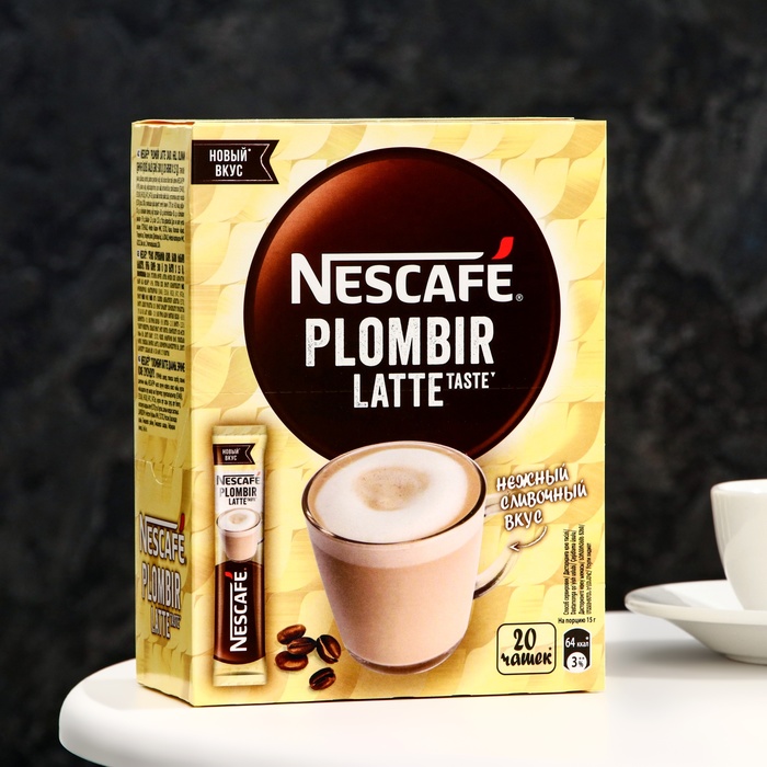 

Кофе растворимый Nescafe Латте пломбир, 18 шт., 18 г