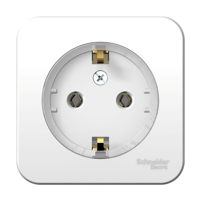 

Розетка SE Blanca, 16 А, 250 В, накладная, с з/к, IP20, белая, BLNRA110111