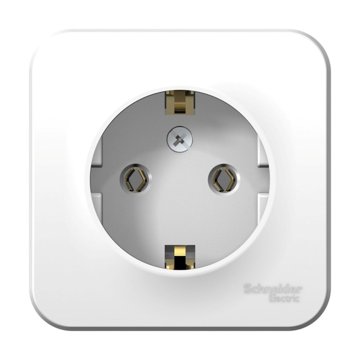 

Розетка SE Blanca, 16 А, 250 В, накладная, с з/к, IP20, белая, BLNRA010111