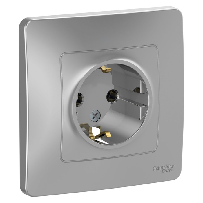 

Розетка SE Blanca, 16 А, 250 В, встраиваемая, с з/к, IP20, алюминий, BLNRS001013