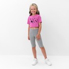 Футболка детская "Icon" Минни Маус, рост 98-104, розовый - Фото 2