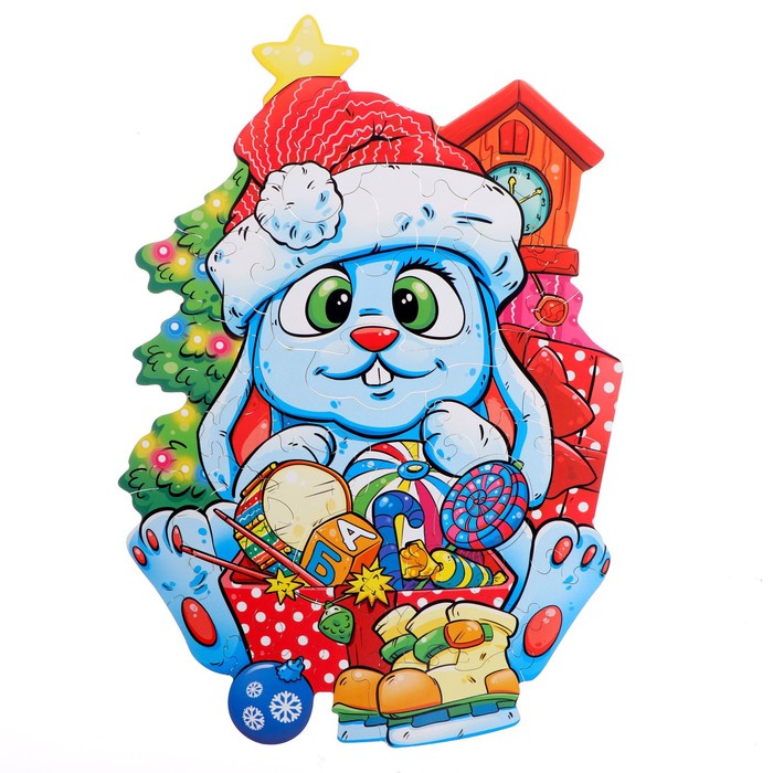 

Фигурный пазл «Заинька» MAXI