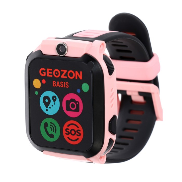 Детские смарт-часы Geozon Basis GEO-G-W08PNK, 1.44