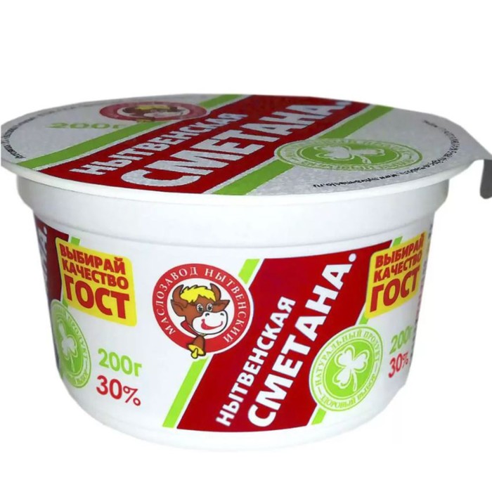 

Сметана Нытва 30% 200г ст
