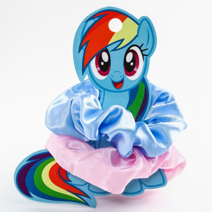 фото Резинки для волос "радуга деш", 2 шт, my little pony hasbro