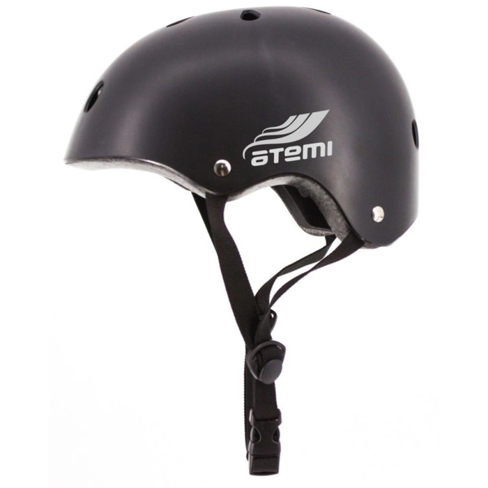 Шлем защитный подростковый Atemi AH07BM, цвет черный, размер окруж 52-56 см, М 8-15 лет