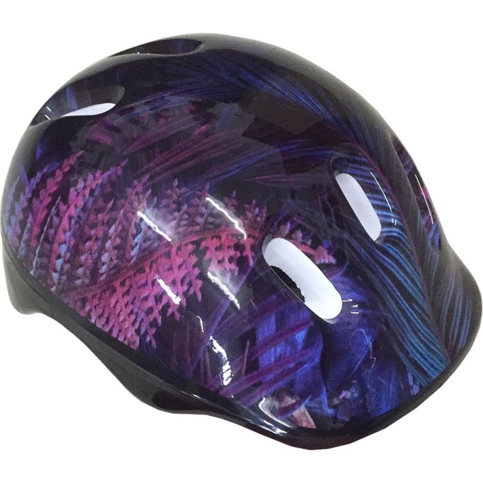 фото Шлем защитный подростковый atemi akh06bm, цвет аквапринт, размер окруж 52-54 см, м 6-12 лет 764042