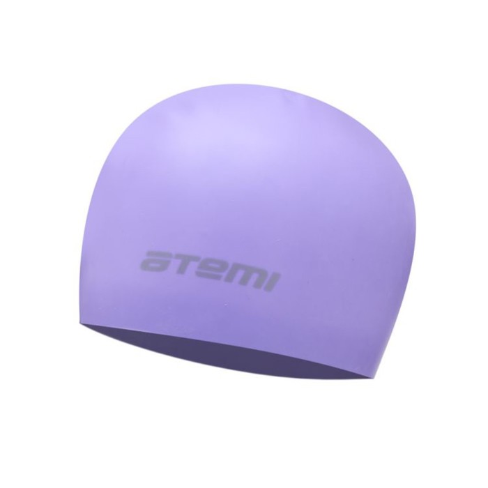 фото Шапочка для плавания atemi rc308, силикон, фиолетовый