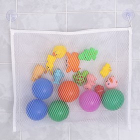 Сетка для хранения игрушек в ванной, цвет белый от Сима-ленд
