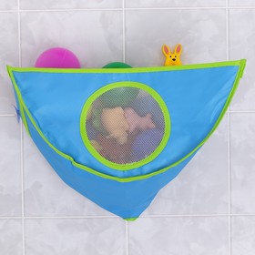 Сетка для хранения игрушек в ванной, цвет голубой от Сима-ленд
