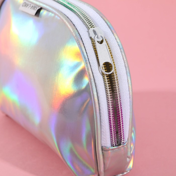 Косметичка-трапеция «Космические мечты», голографический PVC, 20 х 13 см 7097573