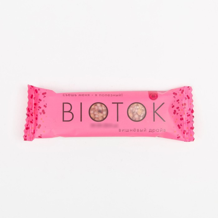 

Батончик мюсли BIOTOK Вишнёвый драйв 30г