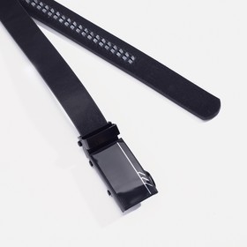 

Ремень, ширина 2,5см, автомат, пряжка тёмный металл, цвет чёрный