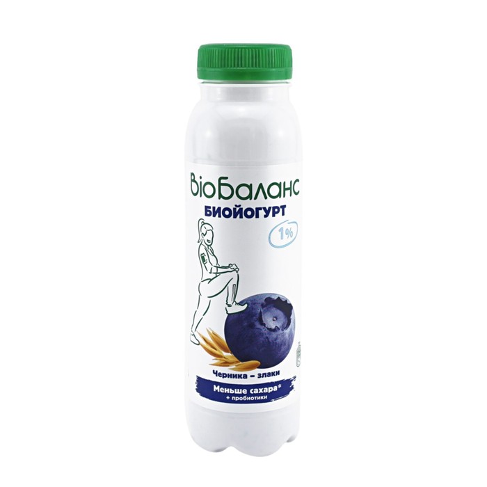 

Биойогурт BIO BALANCE черника/злаки 1% 270г бут