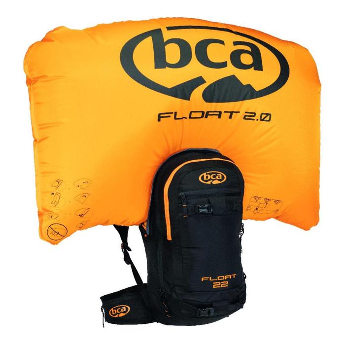 Рюкзак лавинный без баллона BCA FLOAT 2.0 22, 23E0001.1.1.1SIZ, чёрный бипер лавинный bca tracker 4 частота 457 кгц батарейки