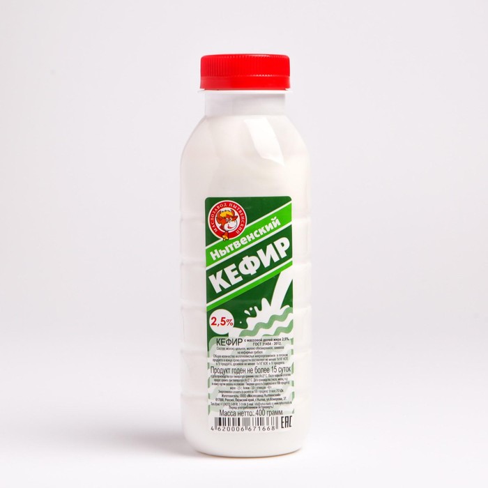 

Кефир Нытва 2,5% 0,4л бут