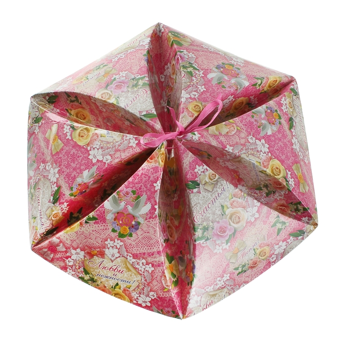 Коробка подарочная "Любви и счастья"