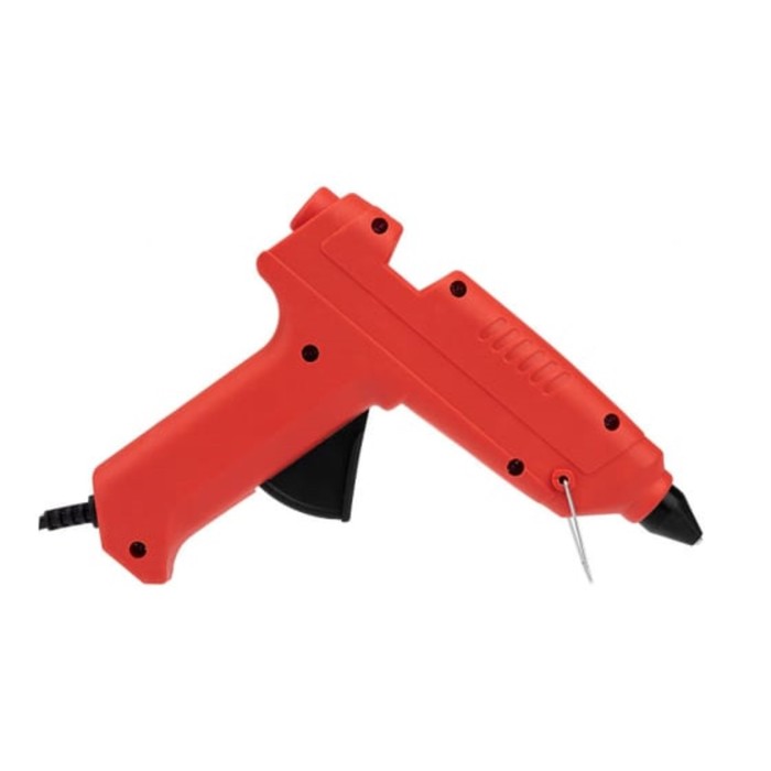 фото Пистолет клеевой rexant, 40 вт, ø11 мм, защита от вытекания клея, ударопрочной пластик