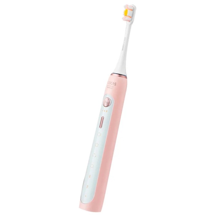 Электрическая зубная щётка Soocas Electric Toothbrush X5, 37200 вибр/мин, 3 насадки, розовая