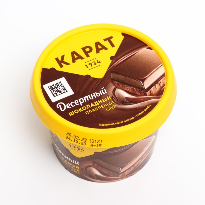 

Сыр плавленый КАРАТ Шоколадный 30% 230г