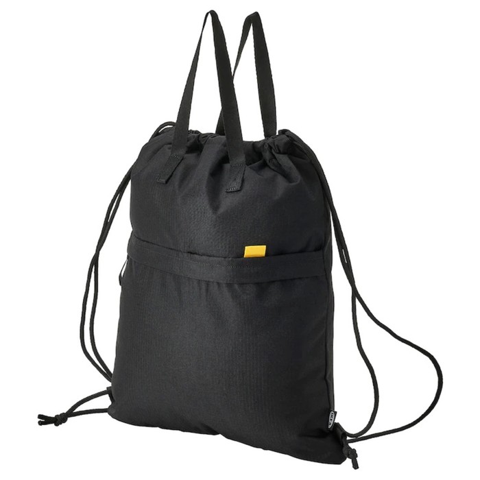 фото Спортивная сумка вэрлденс, 38x49 см, 15 л, цвет чёрный ikea