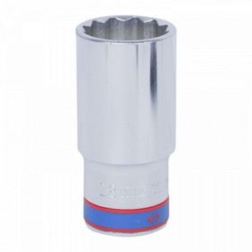 

Головка торцевая KING TONY 423028M, глубокая, 12-гранная, 1/2", 28 мм