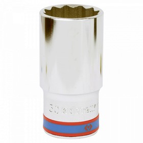 

Головка торцевая KING TONY 423030M, глубокая, 12-гранная, 1/2", 30 мм