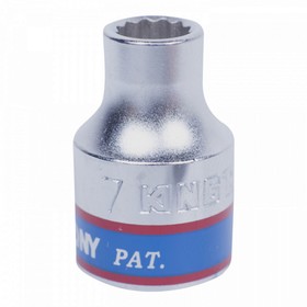 

Головка торцевая KING TONY 333007M, 12-гранная, 3/8", 7 мм