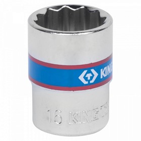 

Головка торцевая KING TONY 3333016M, 12-гранная, 3/8", 16 мм