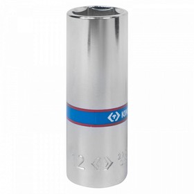 

Головка торцевая KING TONY 223512M, 6-гранная, глубокая, 1/4", 12 мм