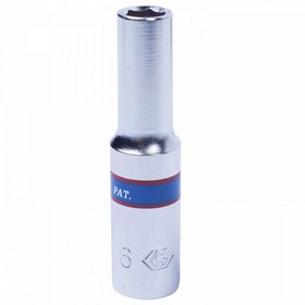 

Головка торцевая KING TONY 223506M, 6-гранная, глубокая, 1/4", 6 мм