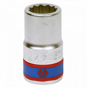 

Головка торцевая KING TONY 633022M, 12-гранная, 3/4", 22 мм