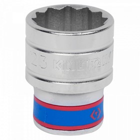 

Головка торцевая KING TONY 433023M, 12-гранная, 1/2", 23 мм