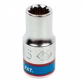 

Головка торцевая KING TONY 233006M, 12-гранная, 1/4", 6 мм