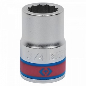 

Головка торцевая KING TONY 633024S, 12-гранная, 3/4", 3/4"