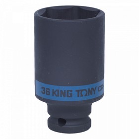 

Головка торцевая KING TONY 443536M, 6-гранная, ударная, 1/2", 36 мм