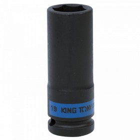 

Головка торцевая KING TONY 443519M, 6-гранная, ударная, 1/2", 19 мм