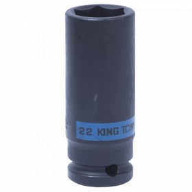 

Головка торцевая KING TONY 443522M, 6-гранная, ударная, 1/2", 22 мм