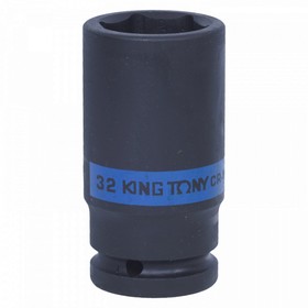 

Головка торцевая KING TONY 643532M, 6-гранная, ударная, 3/4", 32 мм