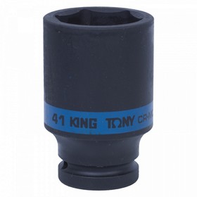 

Головка торцевая KING TONY 643541M, 6-гранная, ударная, 3/4", 41 мм