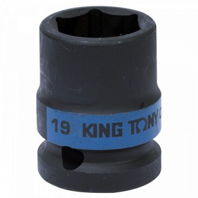 

Головка торцевая KING TONY 453519M, 6-гранная, ударная, 1", 19 мм