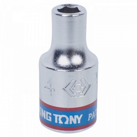 

Головка торцевая KING TONY 233504M, 6-гранная, 1/4", 4 мм