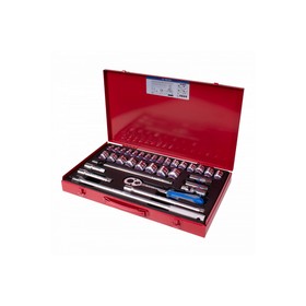 

Набор торцевых головок KING TONY 4034MR06, 12-гранные, 1/2", 8-32 мм, 33 предмета